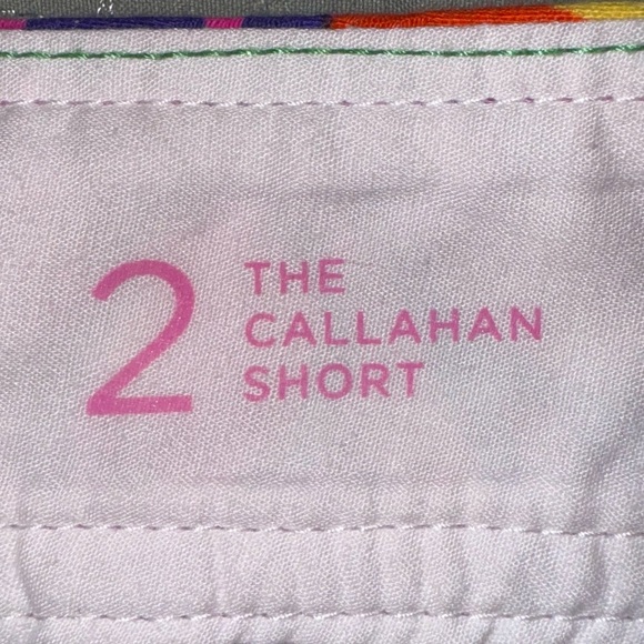 Lilly Pulitzer The Callahan Short Textured Paisley Print Cotton Size 2. EUC - Picture 7 of 11